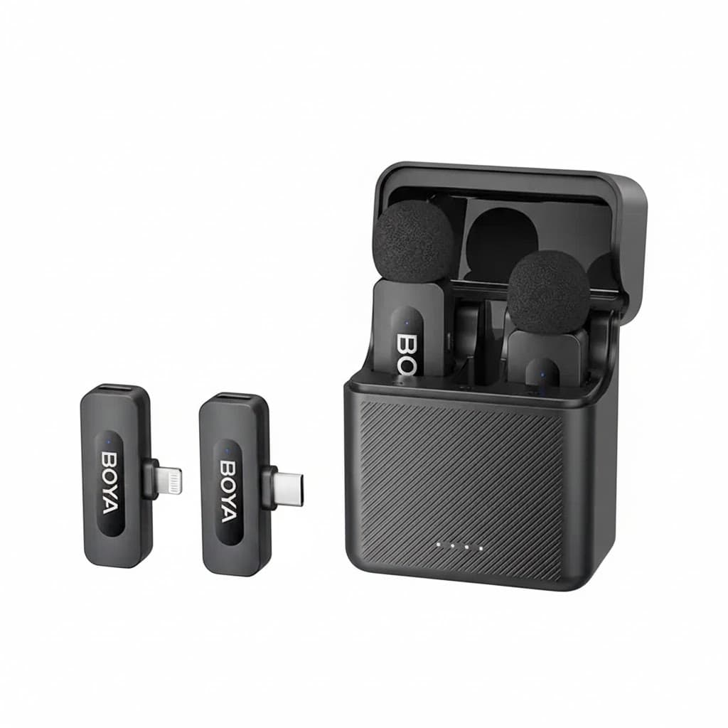 BOYA BY-V3 2.4GHz Dual-Channel Wireless Microphone System view 1