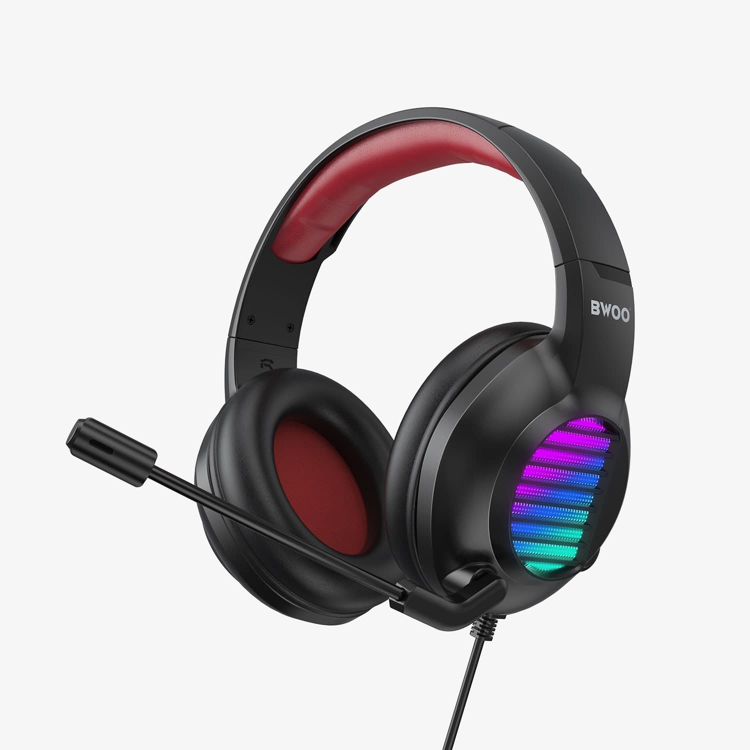BWOO BO-BX024 Stereo Surround Sound Wired Gaming Headphone With Mic view 1