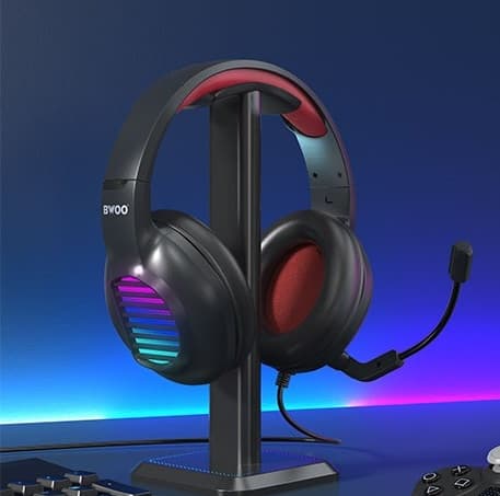 BWOO BO-BX024 Stereo Surround Sound Wired Gaming Headphone With Mic view 6