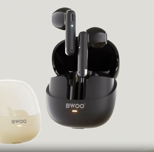 Bwoo BW98 ENC BT V5.3 Half In Ear Wireless Earbuds view 2