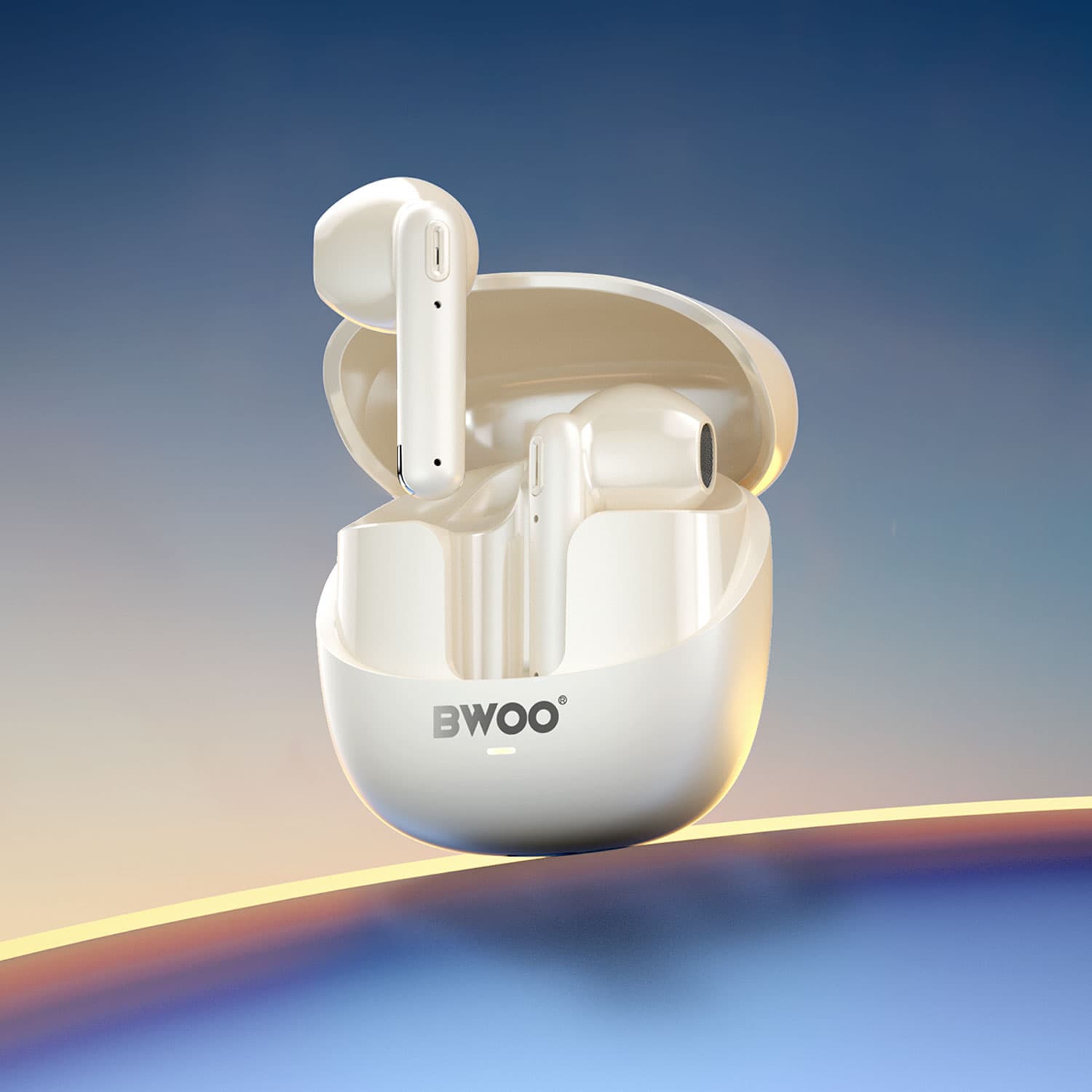 Bwoo BW98 ENC BT V5.3 Half In Ear Wireless Earbuds view 1