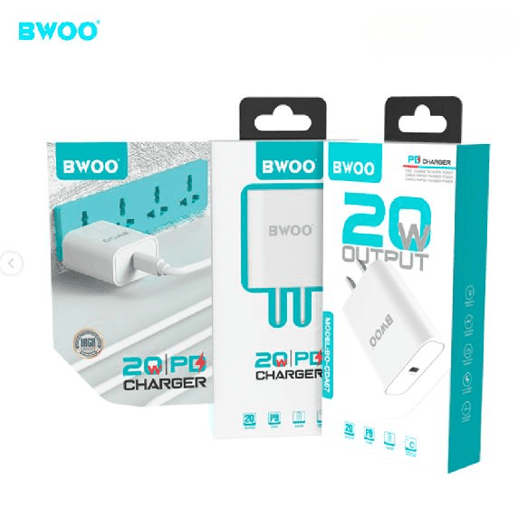 BWOO CDA67 PD 20 Watt Type C Mobile Charger view 3
