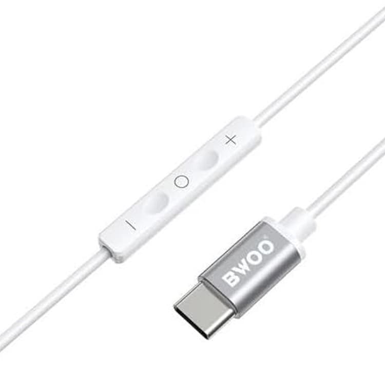 BWOO HF 166 USB Type C Wired Earphones view 3