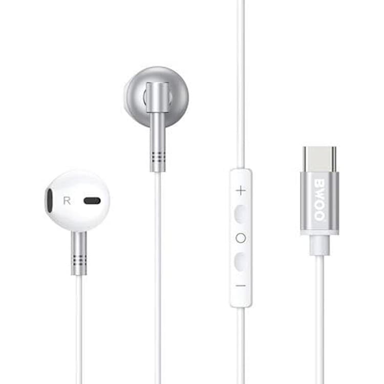 BWOO HF 166 USB Type C Wired Earphones view 1