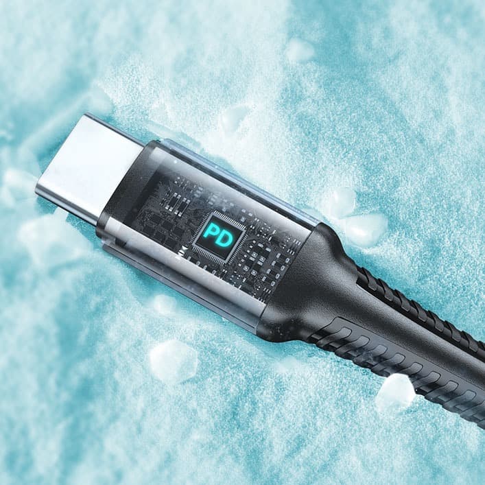 Bwoo X288C-L 3 Meter USB‑C To Lightning Fast Charging Cable PD 27W Nylon Braided view 3