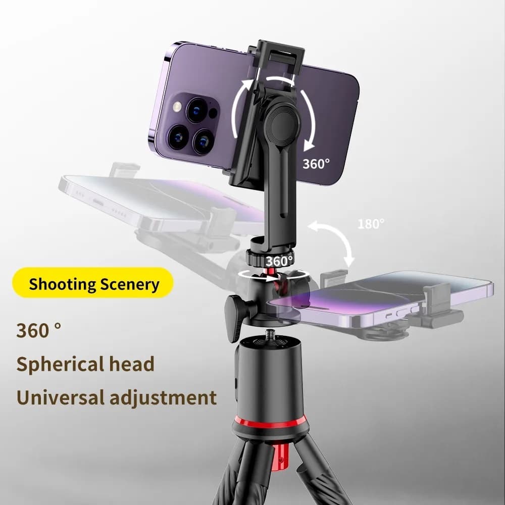C03 Telescopic Pole Selfie Stick Tripod With Detachable 360 Ballhead view 6