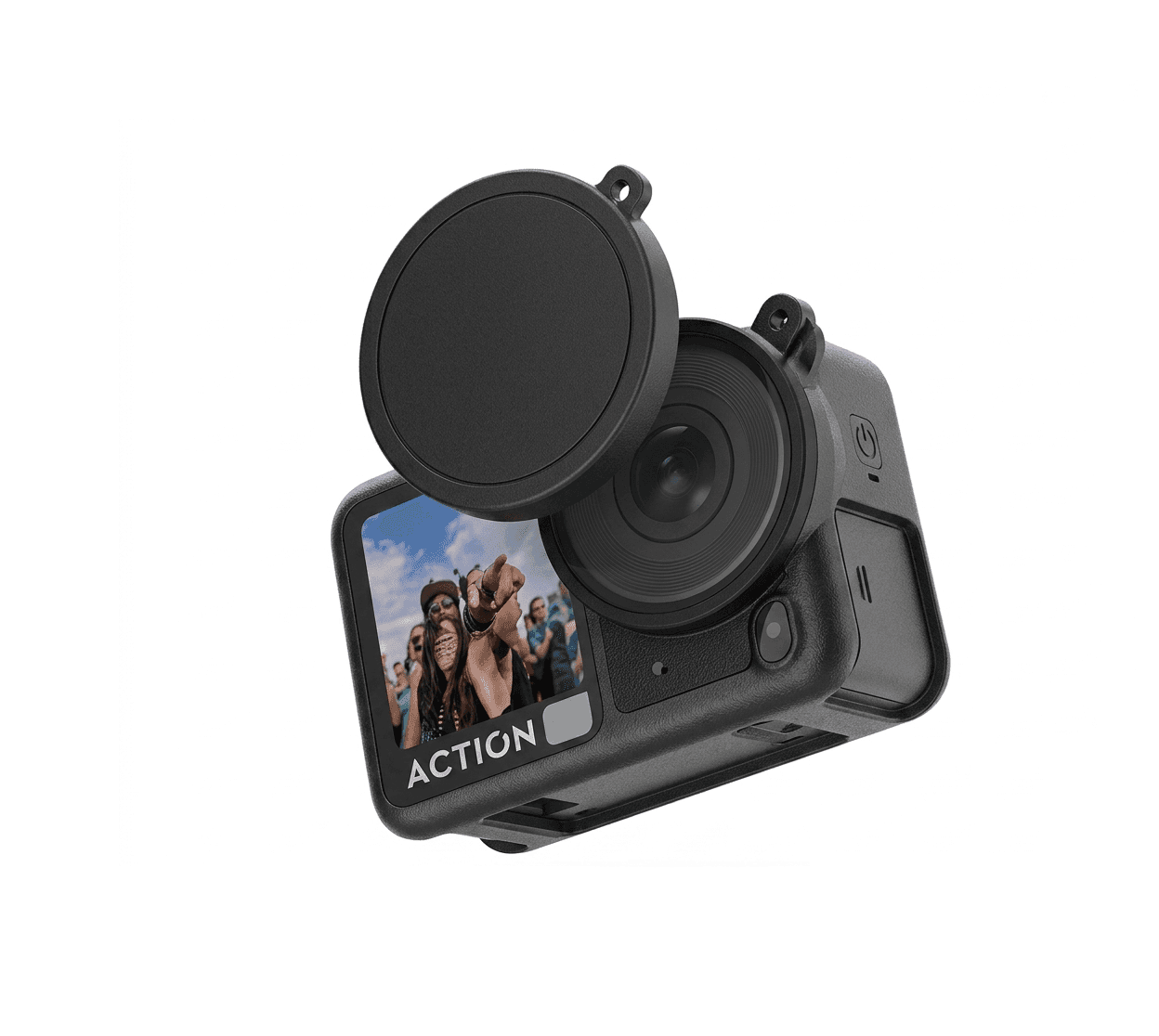 COTECi Silicone Protective Case with Lens Cap for DJI Osmo Action 6 view 1