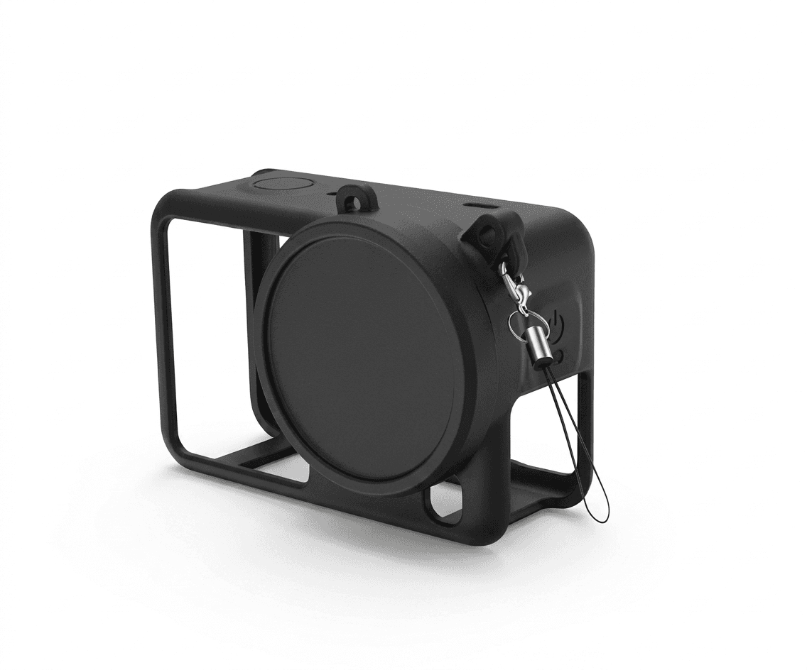 COTECi Silicone Protective Case with Lens Cap for DJI Osmo Action 6 view 2