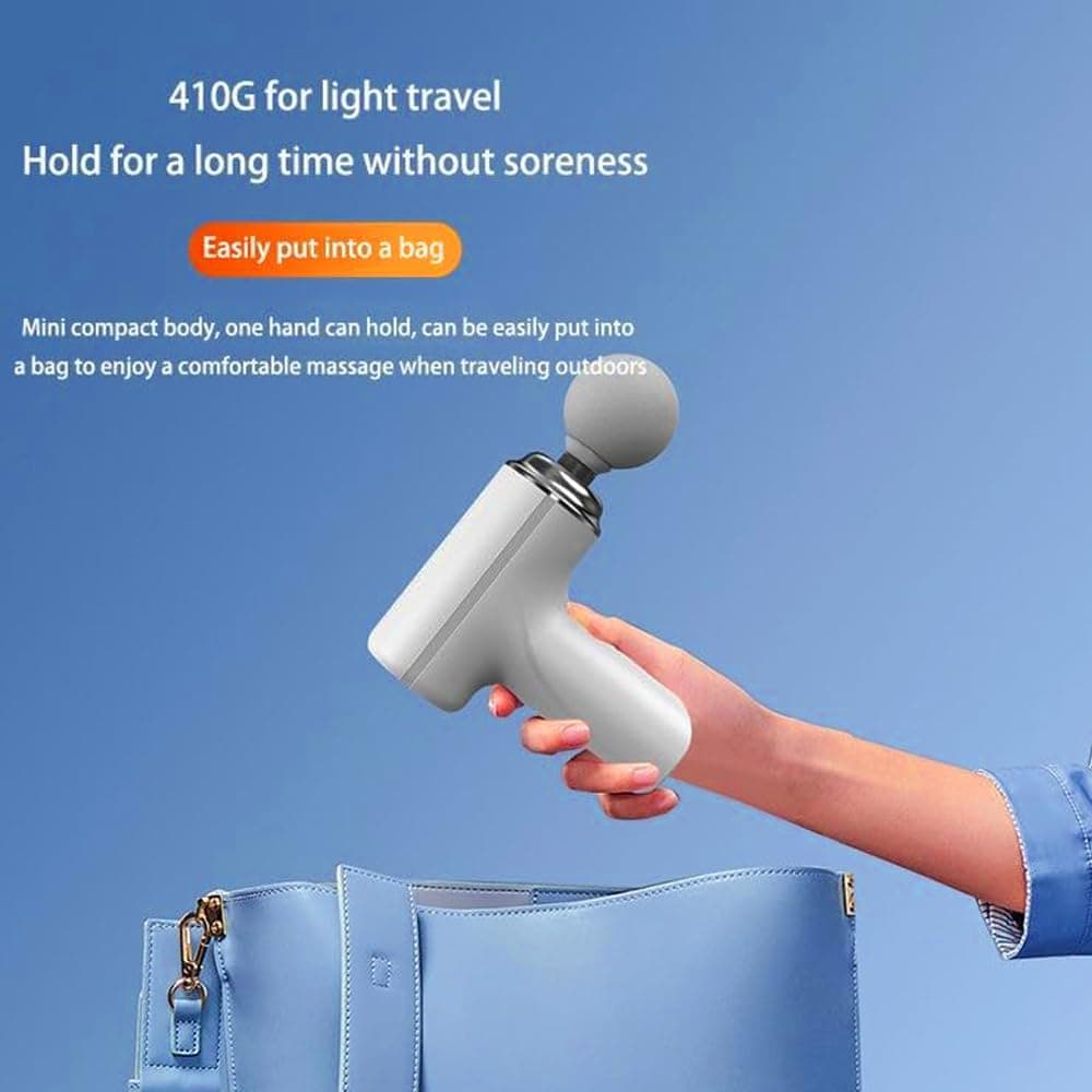 Deep Tissue Massage Gun With 4 Attachments view 3