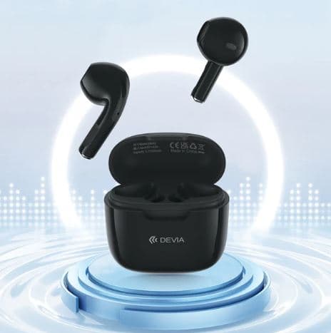 DEVIA TWS K1 Kintone Series Wireless Earbuds Type C Charging view 1