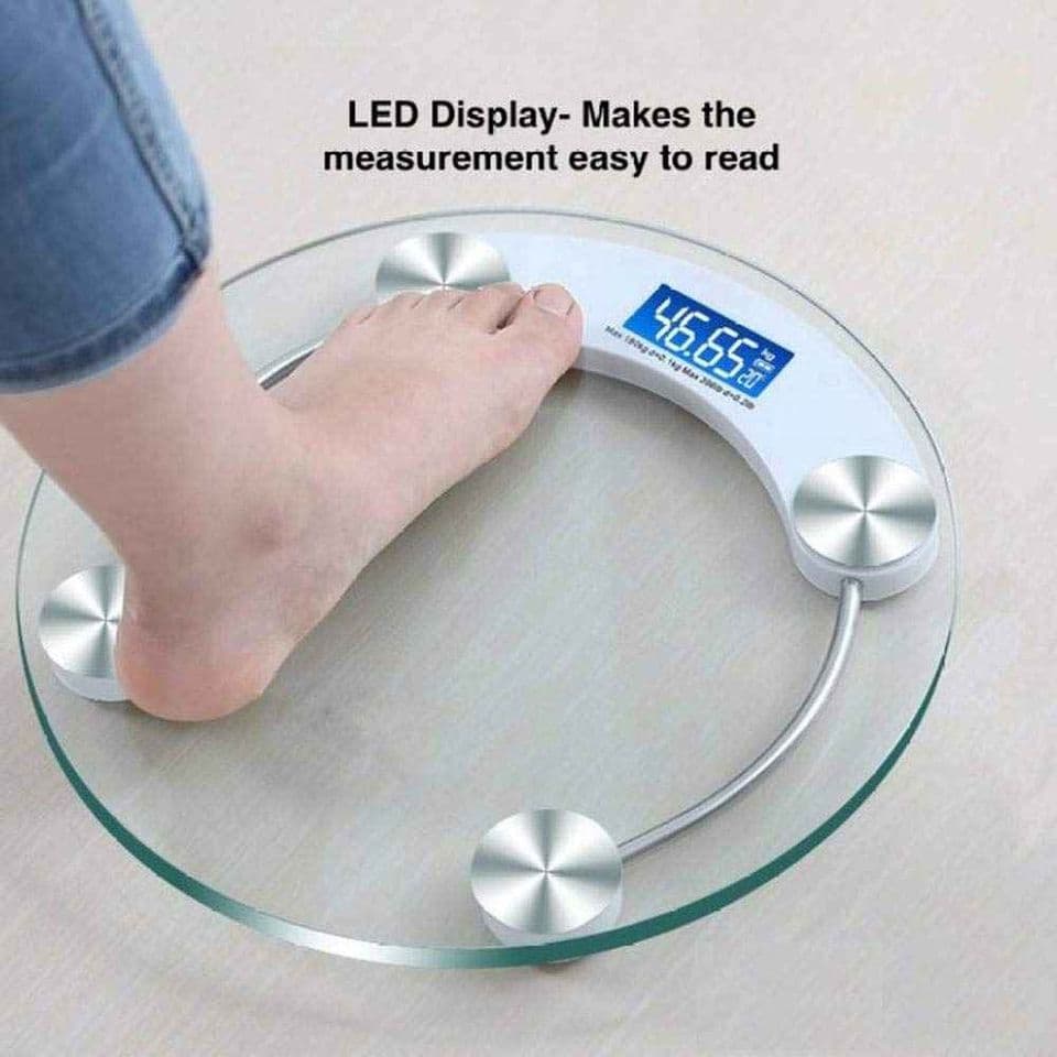 Digital Glass Bathroom Scale Body Weight Scale Machine view 1