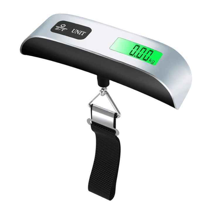 Digital Hanging Luggage Scale With Backlit Display 50KG view 1