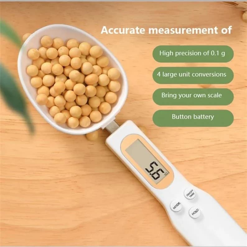 Digital Kitchen Weight Scale Spoon Electronic Measuring Scale view 2