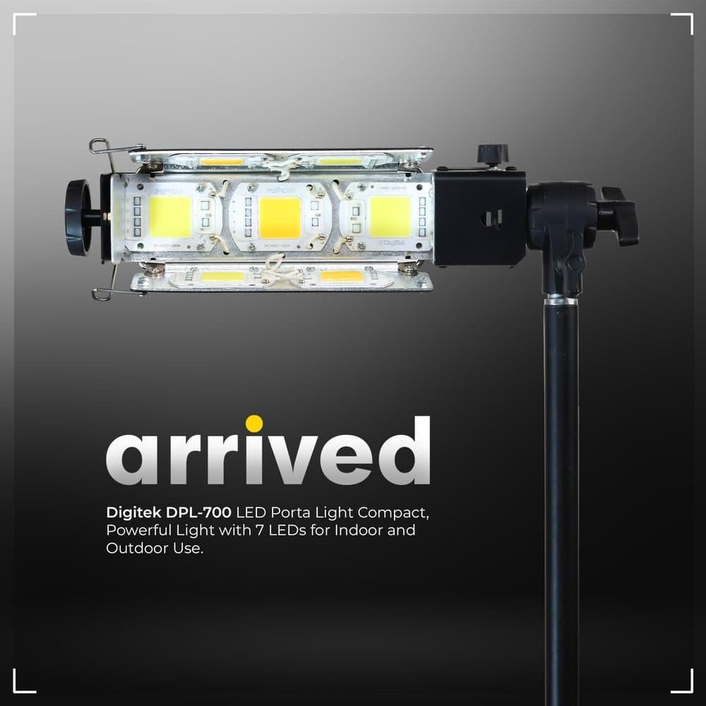 Digitek DPL 700 Porta Light With 7 COB LED Warm White Light for Photography & Video Shoots view 2
