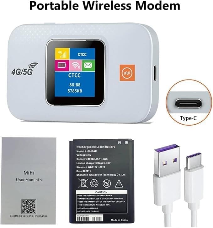 E5577 Portable 4G LTE Mobile Pocket WiFi Hotspot With SIM Slot view 3