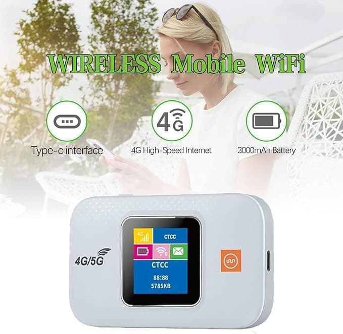 E5577 Portable 4G LTE Mobile Pocket WiFi Hotspot With SIM Slot view 4
