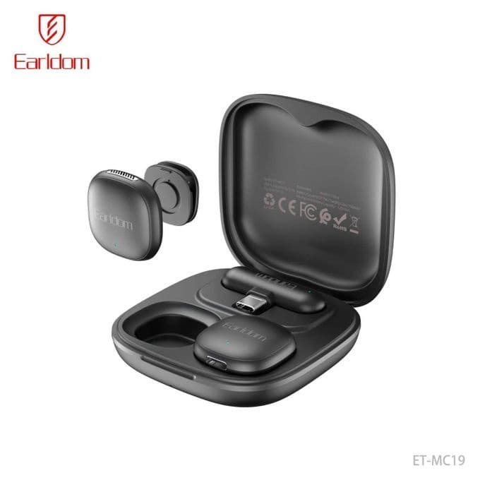 Earldom ET MC19 Magnetic Clip Wireless Lavalier Microphone Type C view 1