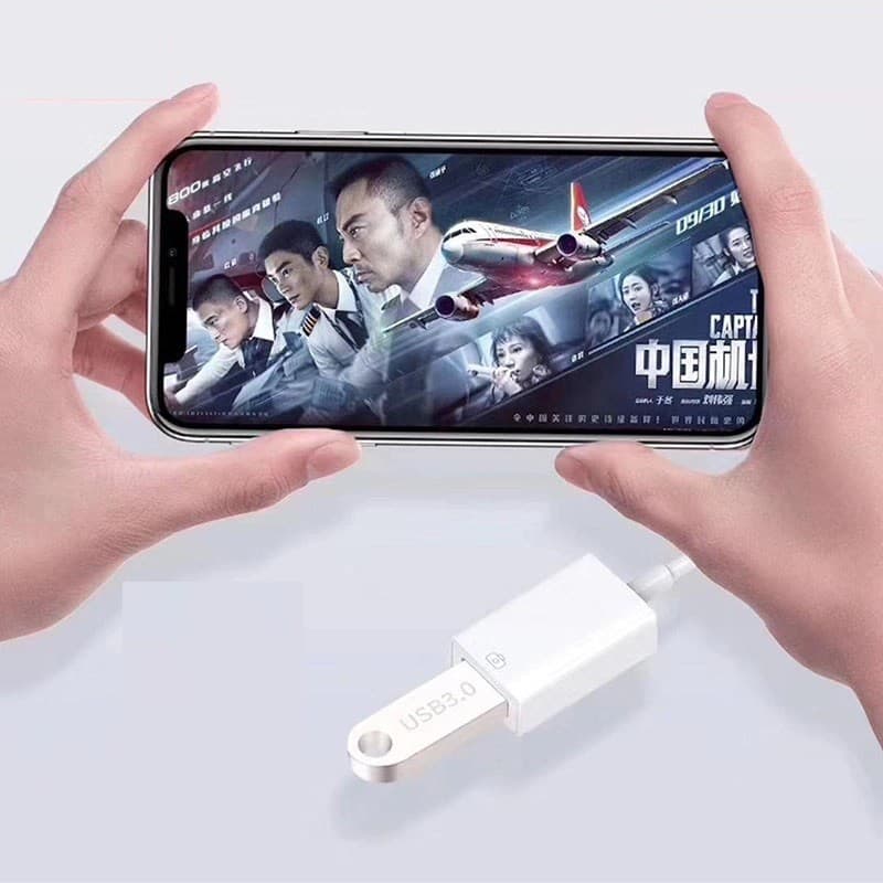 Earldom ET OT48 Lightning to OTG Adapter Jack + USB view 2