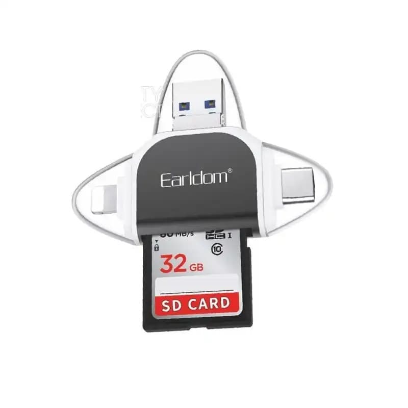 Earldom ET OT71 6 In 1 USB OTG Card Reader view 1