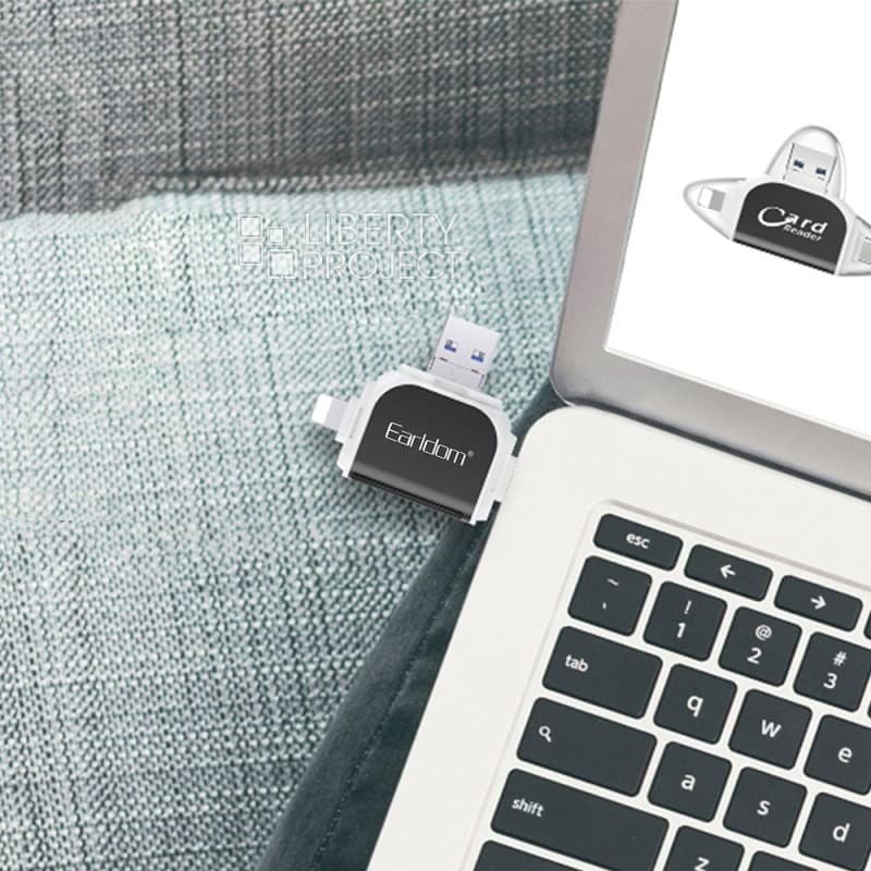 Earldom ET OT71 6 In 1 USB OTG Card Reader view 2