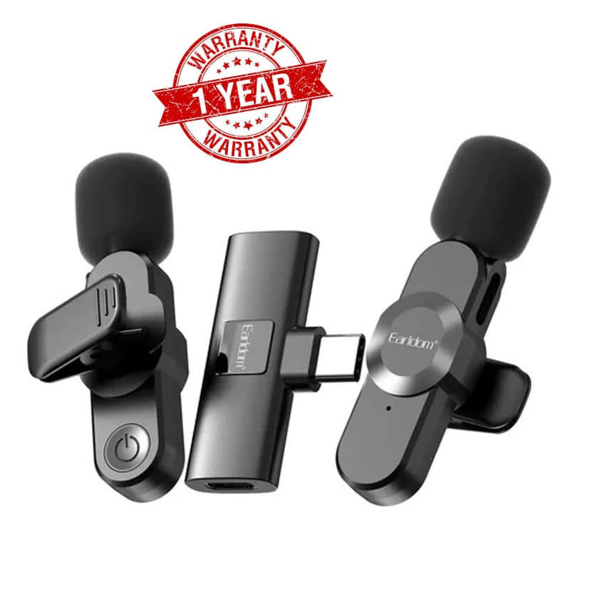 Earldom MC8C Type C Wireless Double Microphone view 1