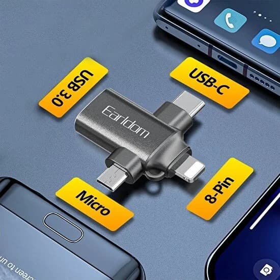 Earldom OT80 3 In 1 OTG Converter view 3