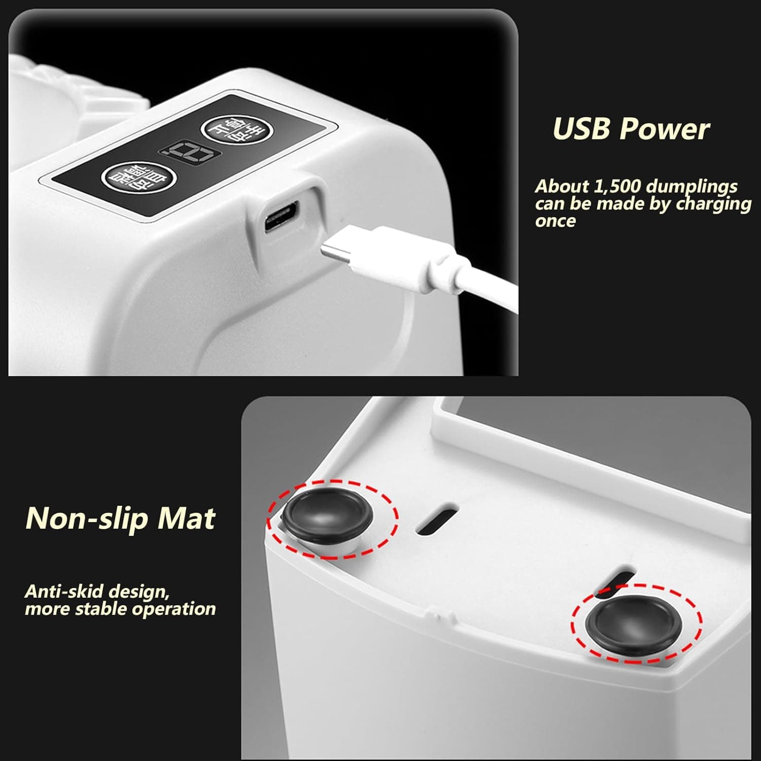 Electric Automatic Dumpling Momo Maker Fast Gyoza Pierogi Wonton Potsticker Mold view 5