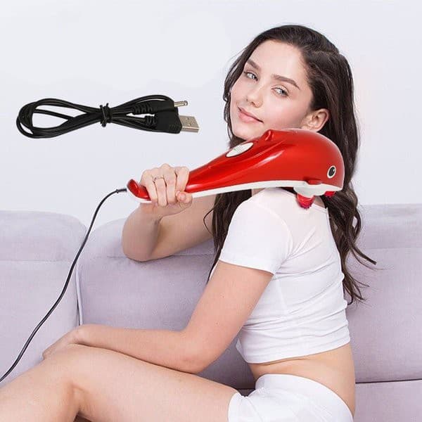 Electric Massager Dolphin Massager Fashion Massage Hammer Unisex Stick Body Massager view 2
