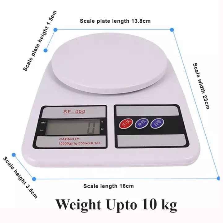 Electronic Digital Kitchen Scale 10 Kg Weight Machine view 2