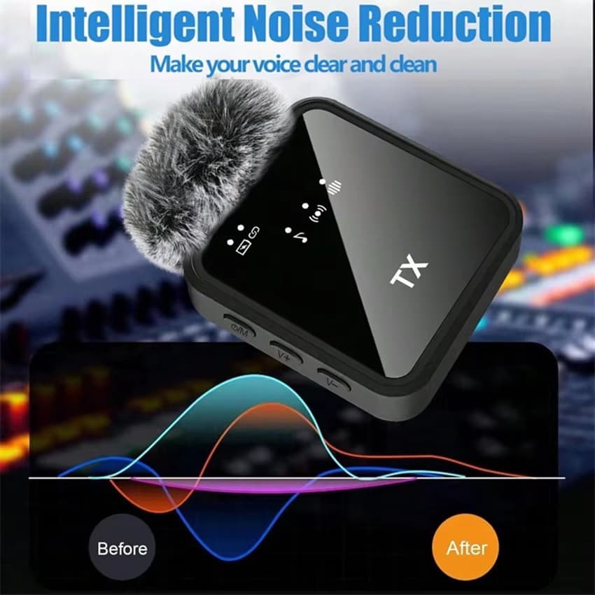 F15-2 2 In 1 Type C + iP Wireless Microphone view 2