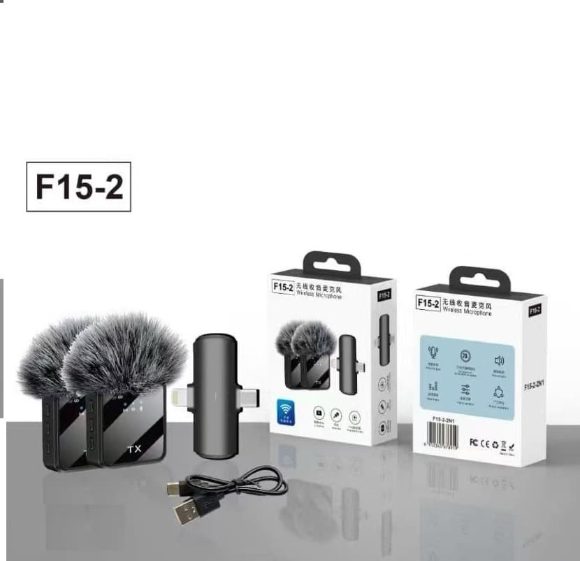 F15-2 2 In 1 Type C + iP Wireless Microphone view 4
