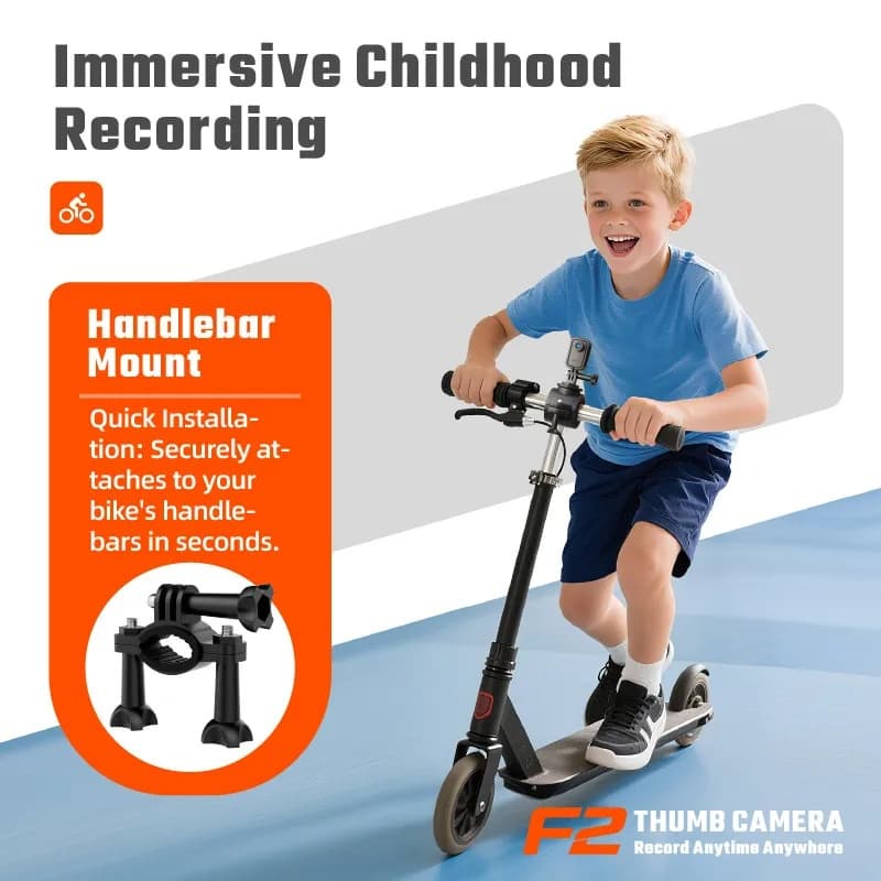 F2 Thumb Mini Camera - Mini Sports Cam DV Handheld Video Recorder Pocket Camera view 6