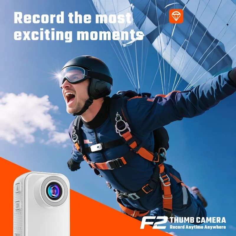 F2 Thumb Mini Camera - Mini Sports Cam DV Handheld Video Recorder Pocket Camera view 5