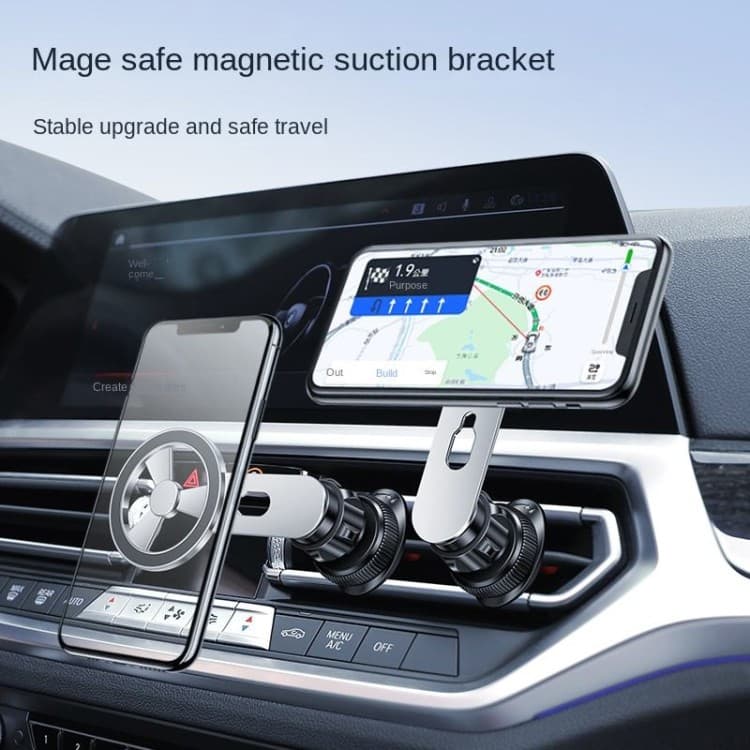 F73 MagSafe Magnetic Suction 360 Degree Rotating Car Phone Holder view 2