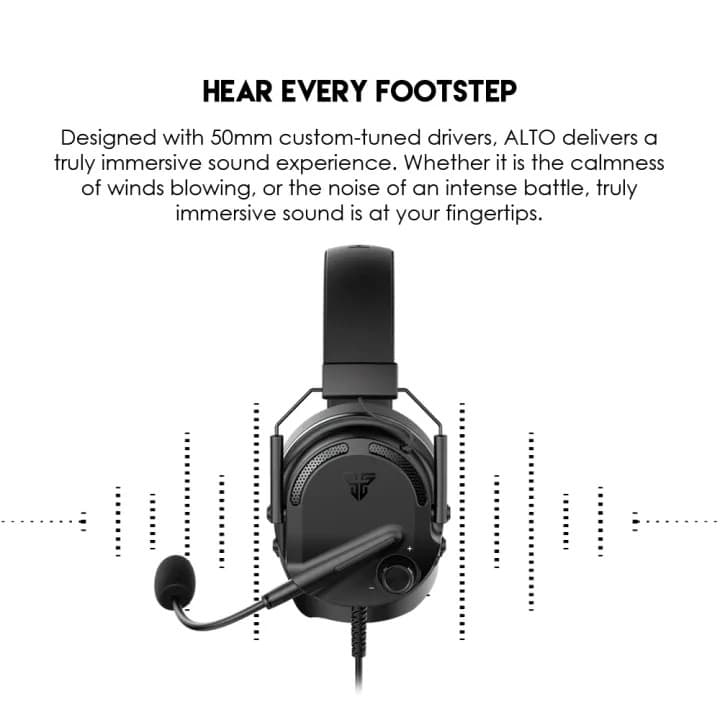 Fantech Alto MH91 Wired On Ear Gaming Headphone With Built In Microphone view 3