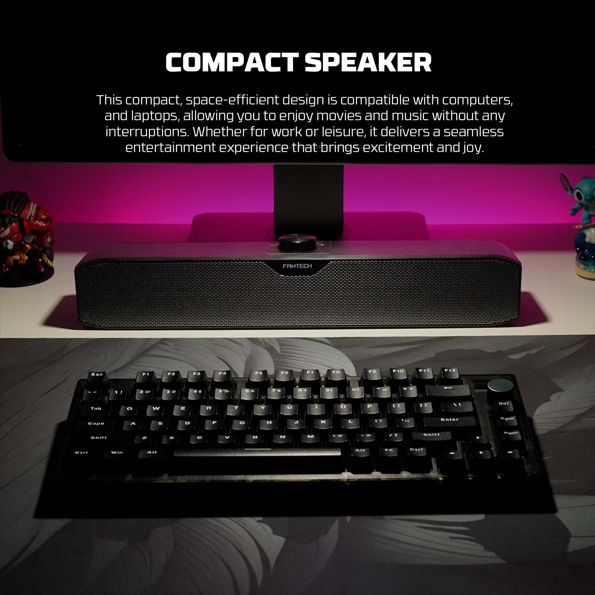 Fantech GS206 GROOVE BAR Wired Gaming Speaker 6W 2″ Tuned Drive view 2