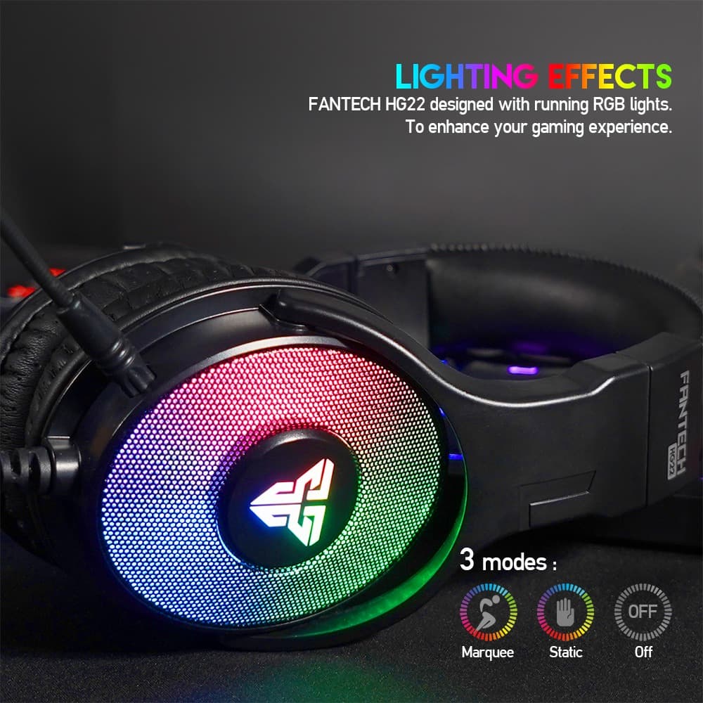 Fantech HG22 Fusion Gaming Headphone view 2