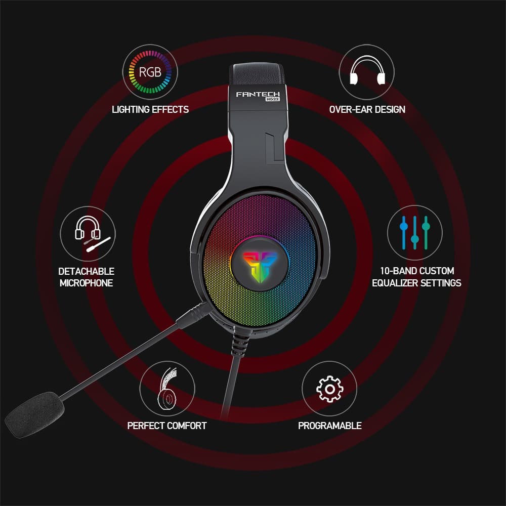 Fantech HG22 Fusion Gaming Headphone view 3