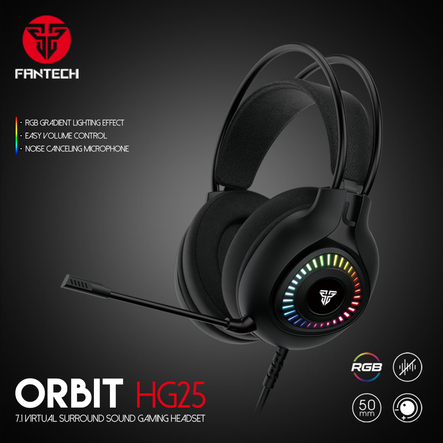 Fantech HG25 Orbit Wired Gaming Headphone view 1
