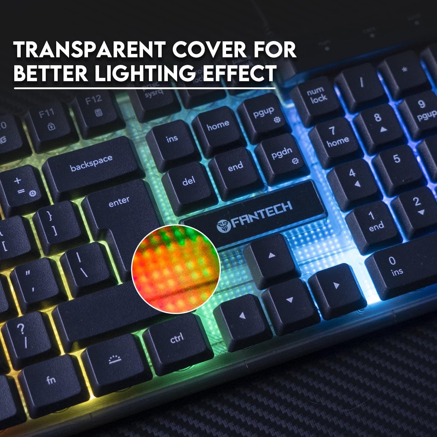 Fantech P51 5-in-1 Gaming Power Bundle With RGB Keyboard Mouse Mousepad Headset And Stand view 2