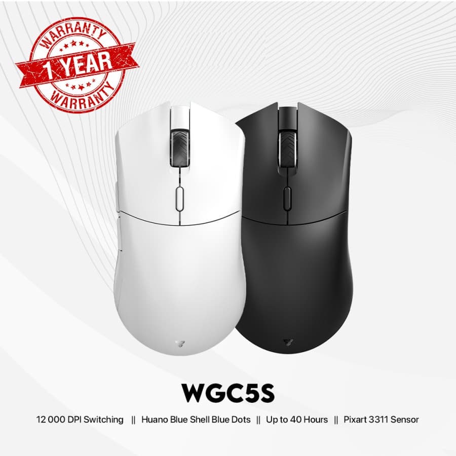 Fantech WGC5S Dual Mode Rechargeable Wireless Mouse Gaming view 1