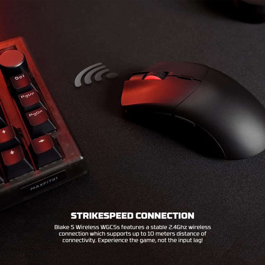 Fantech WGC5S Dual Mode Rechargeable Wireless Mouse Gaming view 2