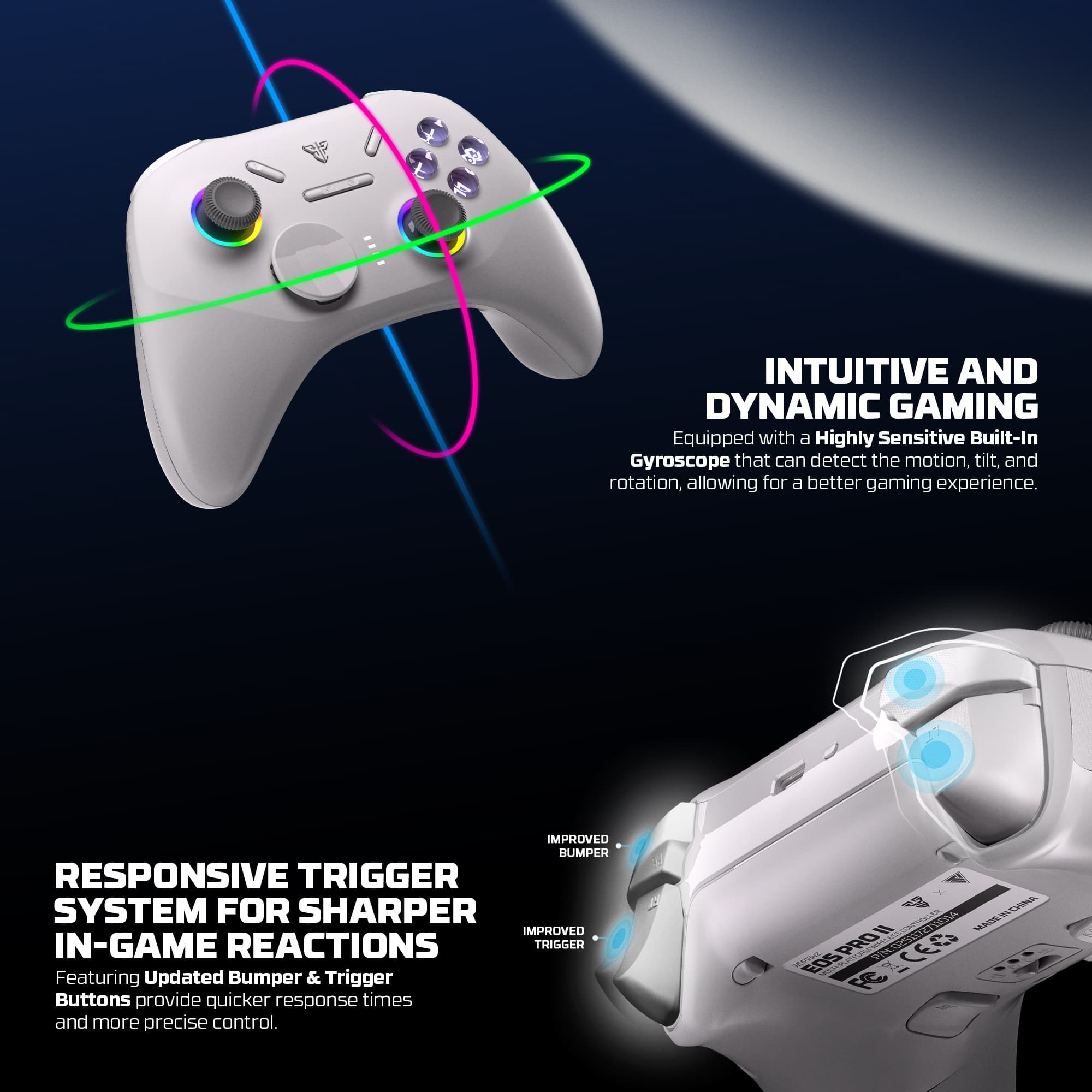 Fantech WGP15 V2 EOS PRO II Gamepad Multi Platform Wireless Controller view 3
