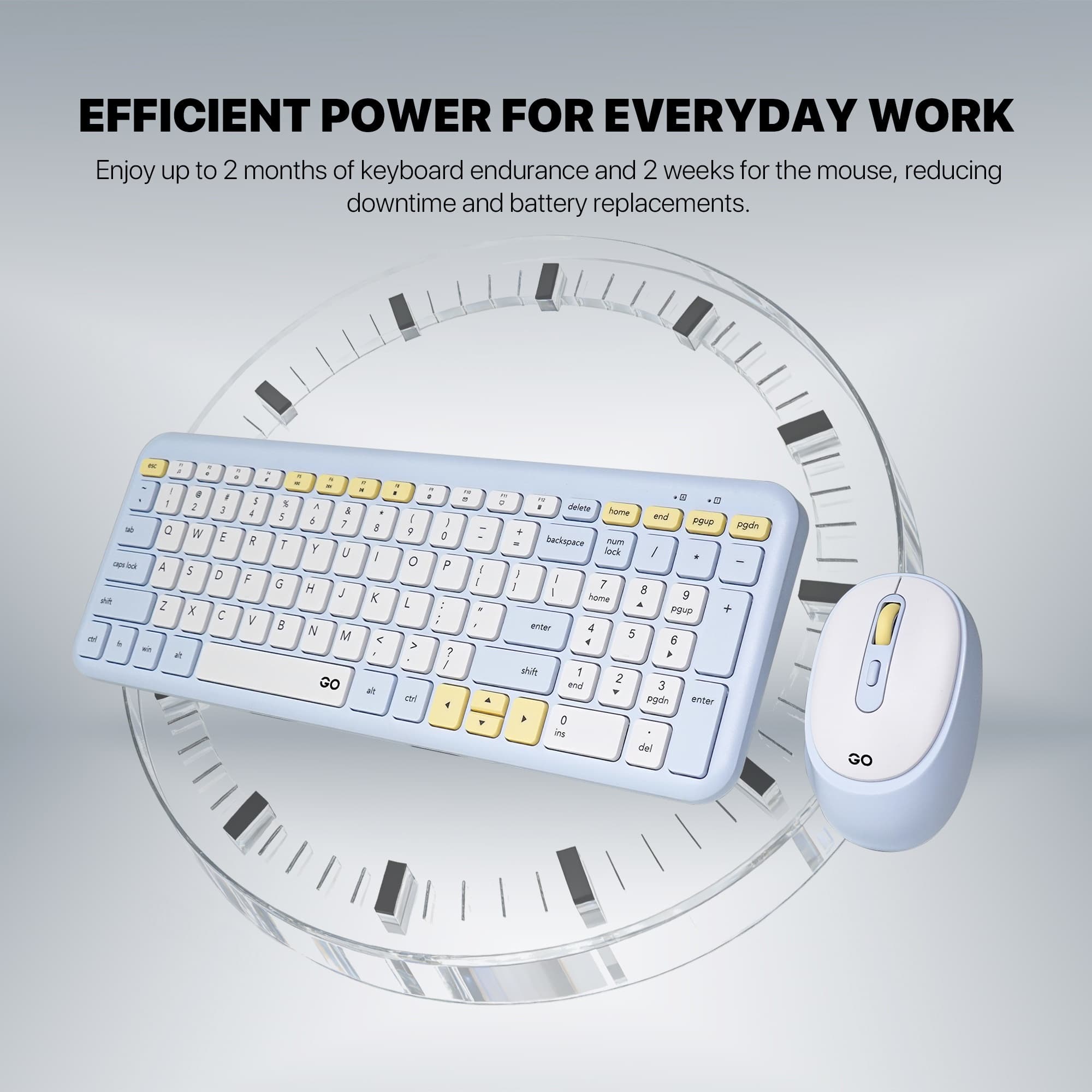 Fantech WK901 GO Wireless Keyboard Mouse Combo view 2