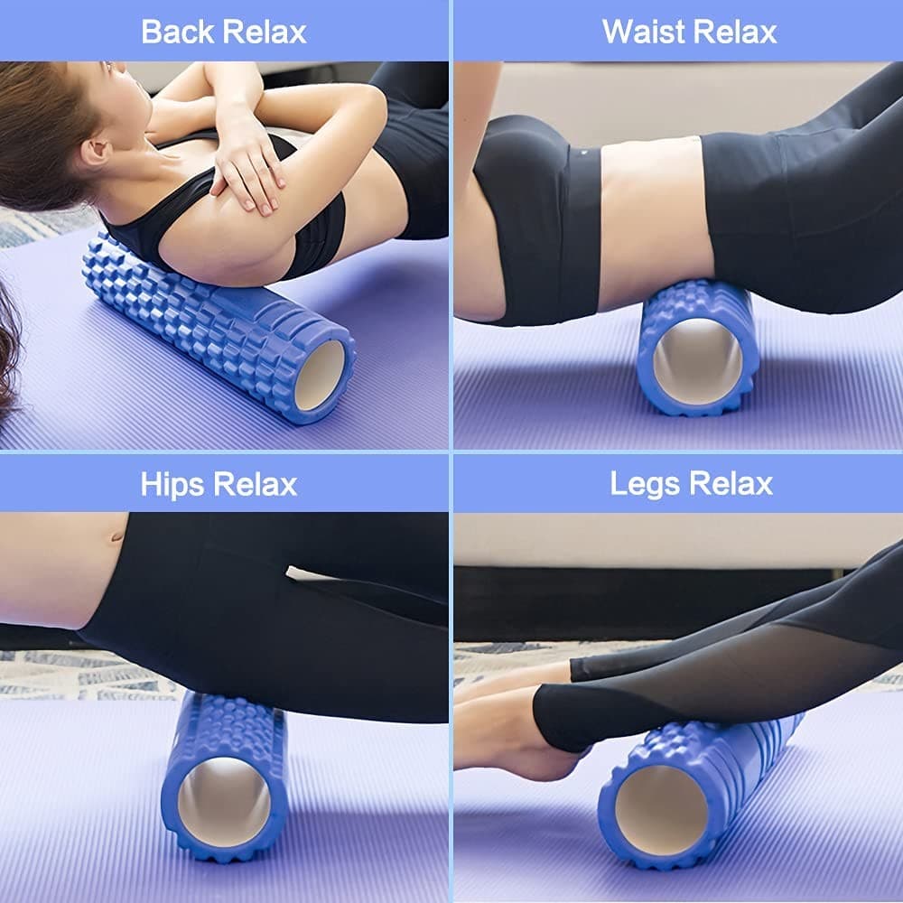 Foam Yoga Roller For Trigger Point Self Massage Physio Exercise view 2