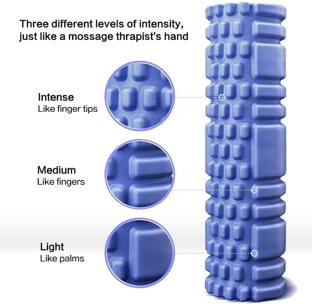 Foam Yoga Roller For Trigger Point Self Massage Physio Exercise view 3