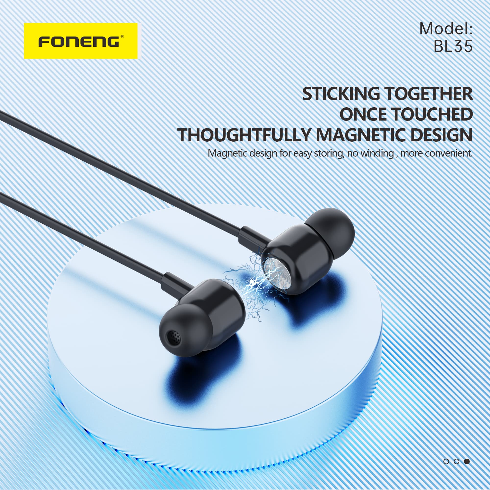 FONENG BL35 Sports Neckband Bluetooth Earphone view 4