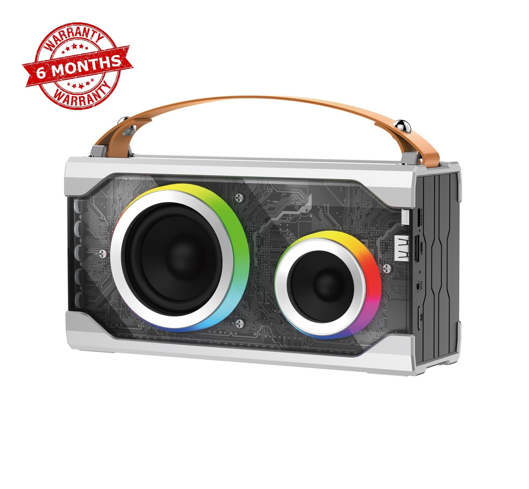 Foneng M2 15W Portable Bluetooth Speaker with Colorful LED Lights view 1
