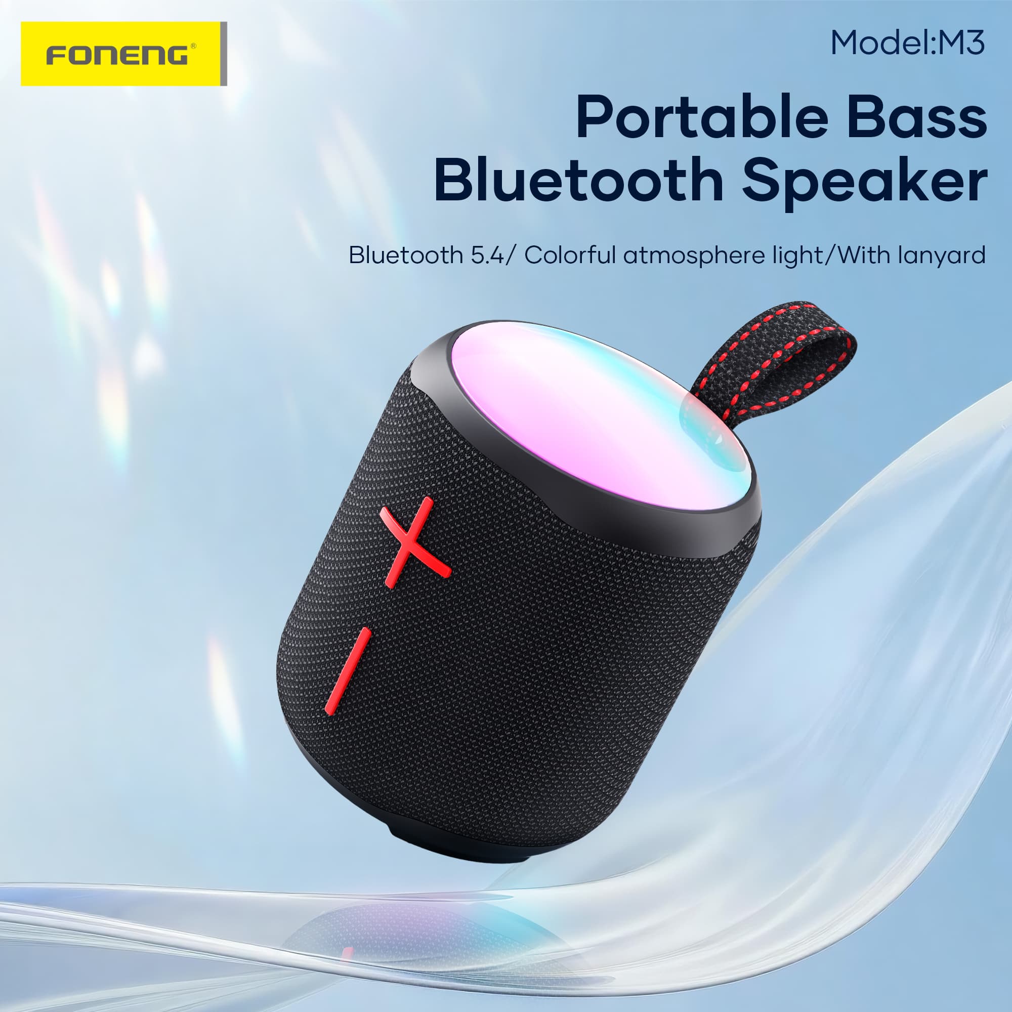 Foneng M3 10W Deep Bass Portable Waterproof Bluetooth Speaker view 3