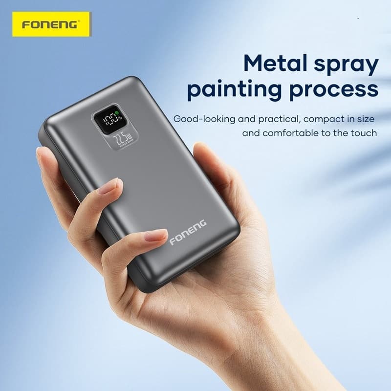 Foneng PX126 20000mAh Fast Charging Power Bank 22.5W 3 Outputs view 2